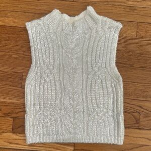 Stark X Ivory Silver Sweater